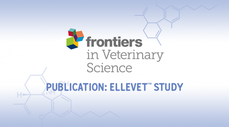 Publication: First pharmacokinetic study and clinical trial on dogs with multi-joint discomfort using ElleVet
